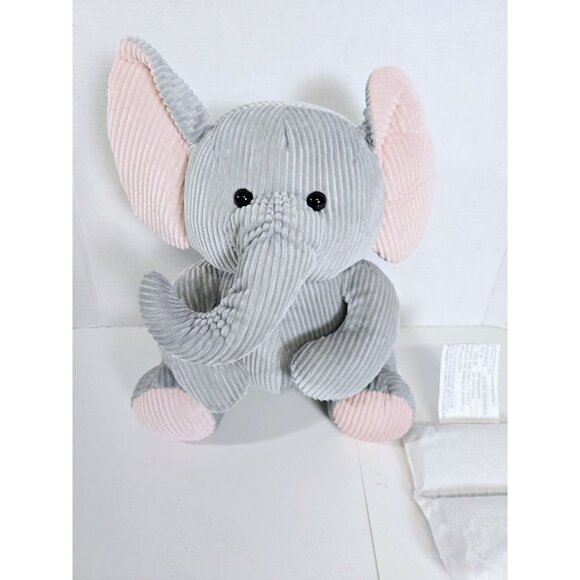Snuggle Buddy Australia Heat & Hug Elephant Stuffed Animal Gray And Pink - Picture 2 of 11